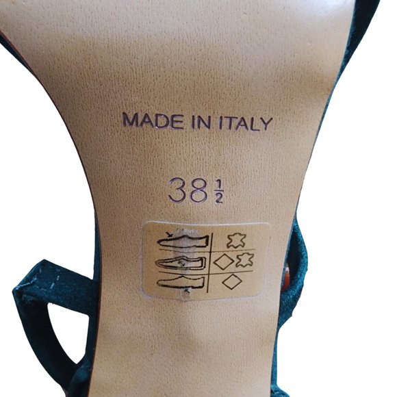 BCBGMaxAzria Green Strappy Sandals - Picture 8 of 12